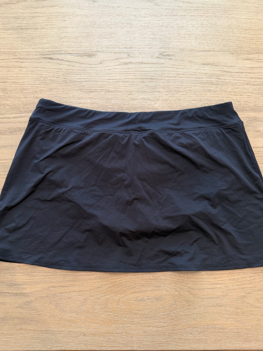 Lands' End Black Active Mini Skirt